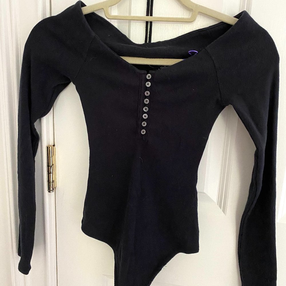 Black Abercrombie & Fitch Bodysuit (XXS)